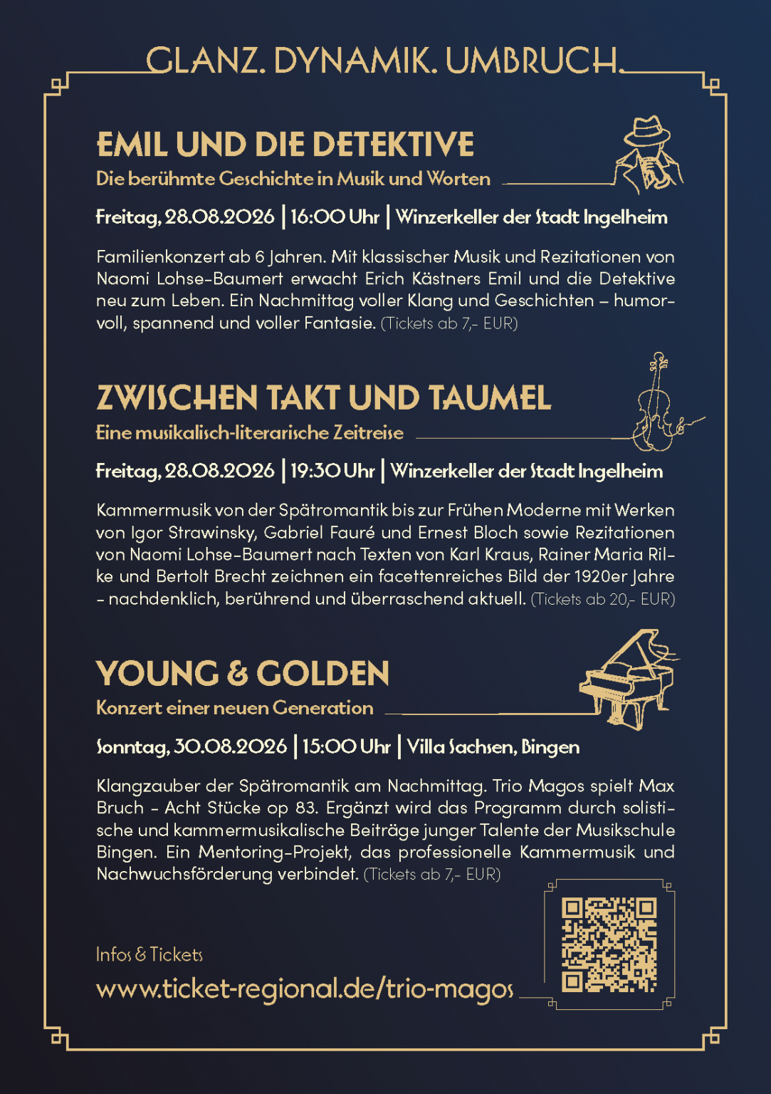 Echo der Zeitenwende, Echo der Zeitenwende Trio Magos