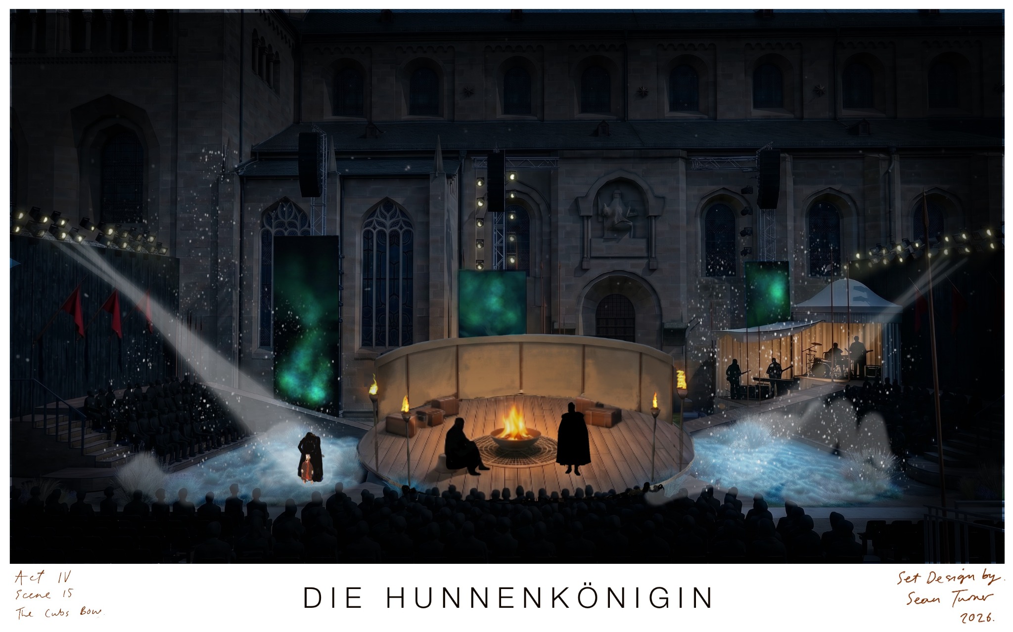 Die Hunnenkönigin, Die Hunnenkönigin Nibelungenfestspiele: Set Design 2026
