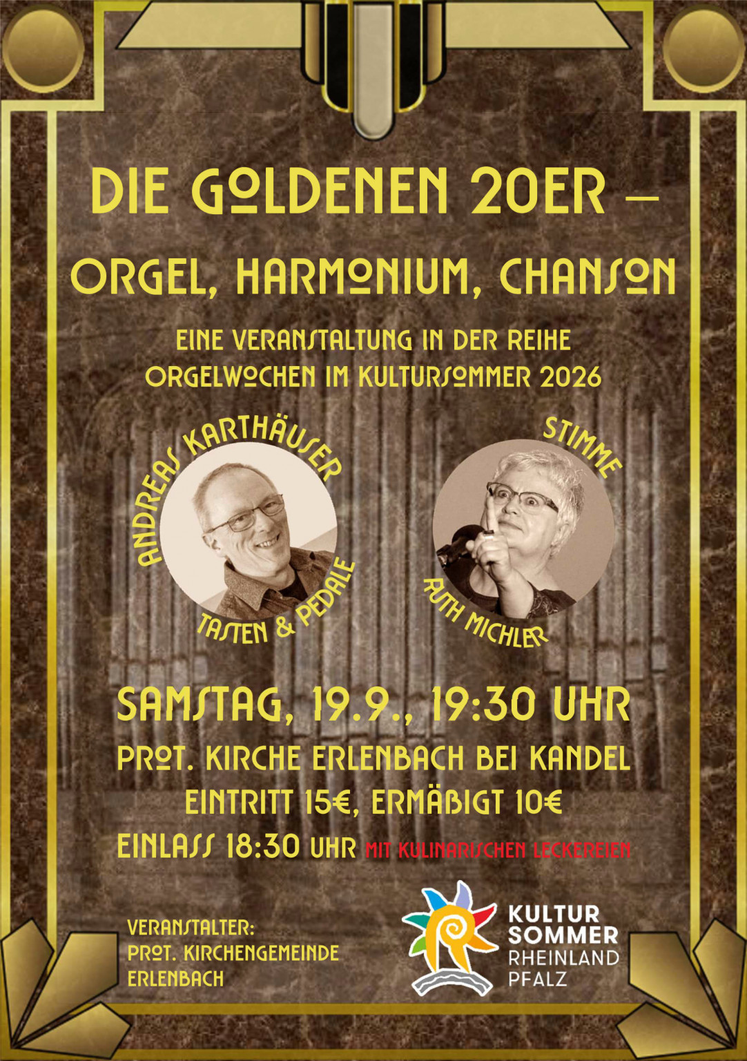 Die Goldenen 20er – Orgel, Harmonium, Chanson, Die Goldenen 20er – Orgel, Harmonium, Chanson