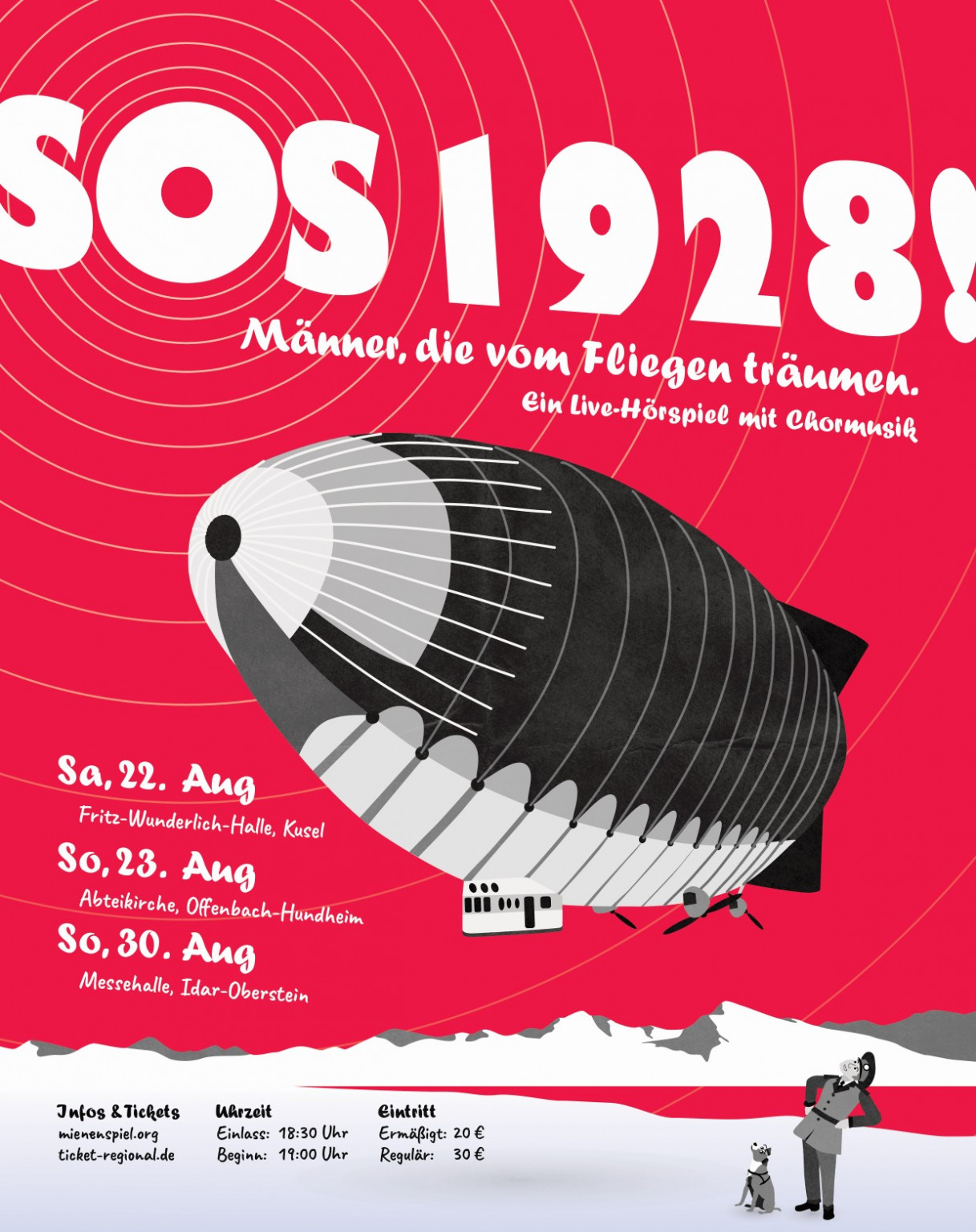 SOS 1928! <br>Männer, die vom Fliegen träumen, SOS 1928! <br>Männer, die vom Fliegen träumen Mienenspiel e.V. 