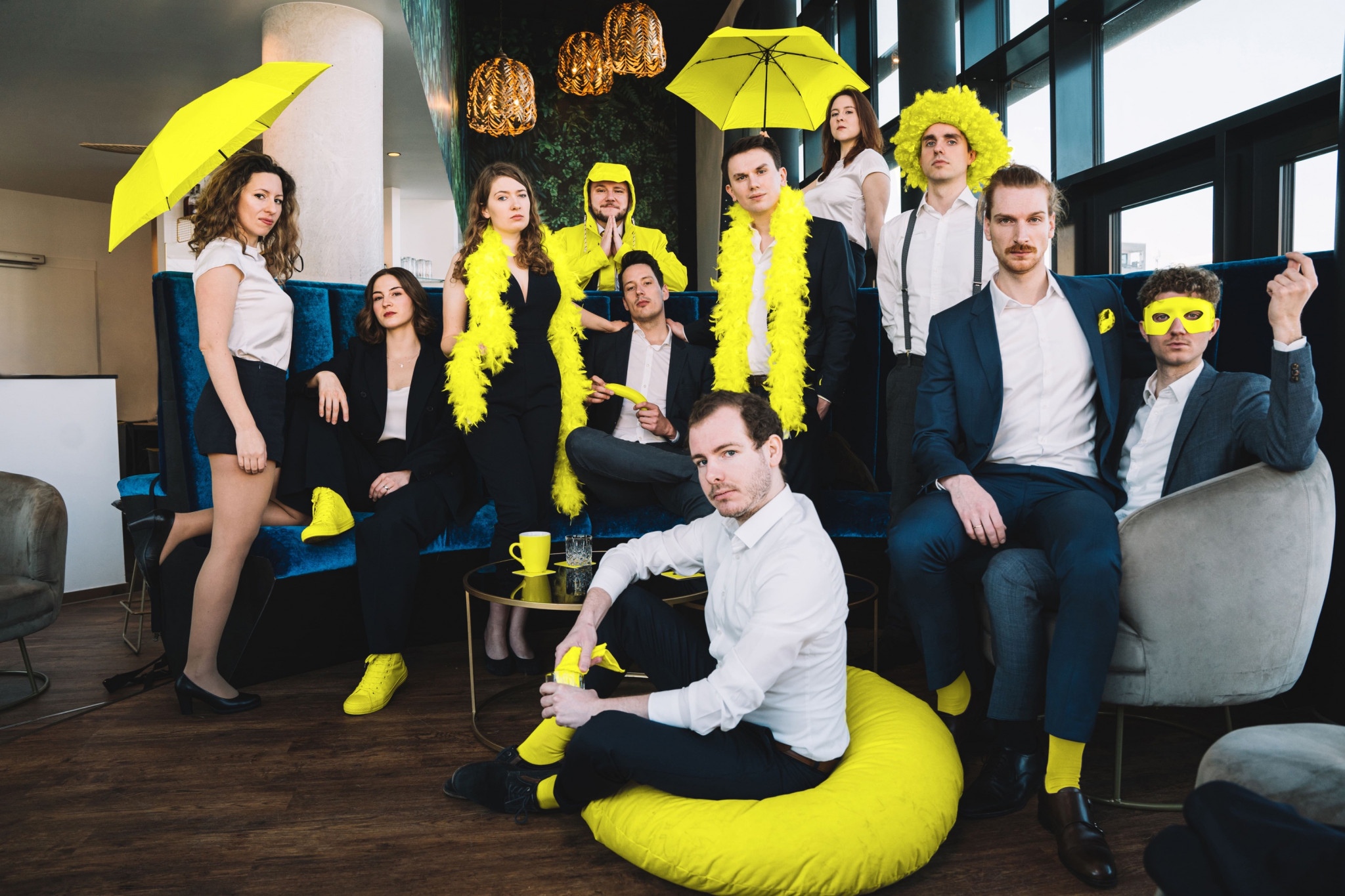 Mime the Gap: Impro mit „The Modestos“ &amp; „Die Affirmative“, Mime the Gap: Impro mit „The Modestos“ &amp; „Die Affirmative“