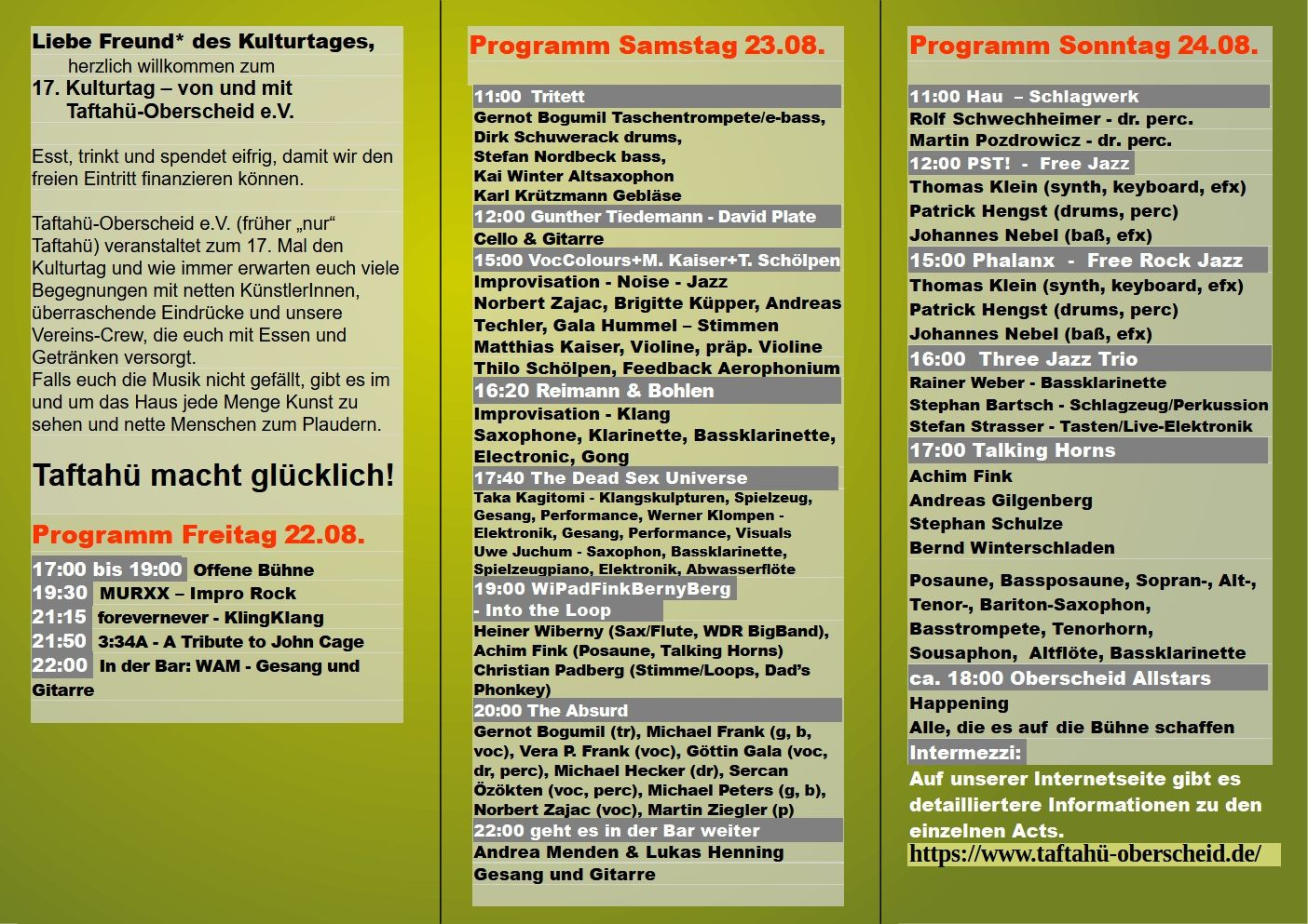 17. Kulturtag-Oberscheid 2025, 17. Kulturtag-Oberscheid 2025
