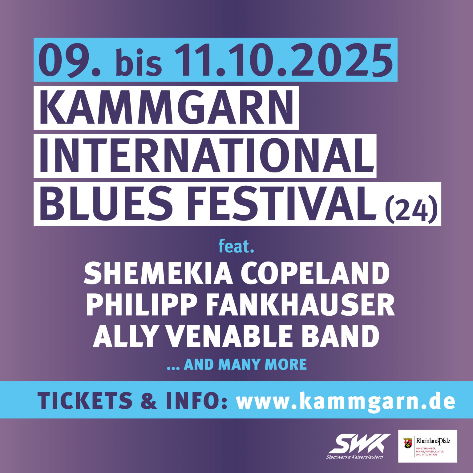 Kammgarn International Bluesfestival, Kammgarn International Bluesfestival